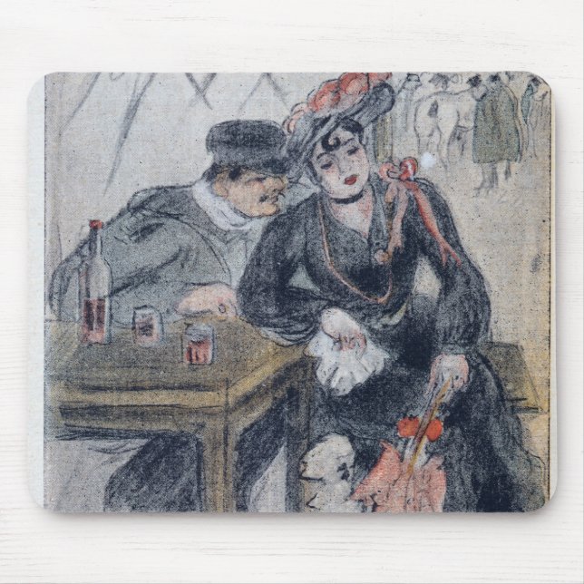 Ein Prostituiertes und ihr Kunde Mousepad (Vorne)