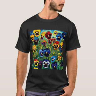 Ein Publikum von Stiefmütterchen T-Shirt