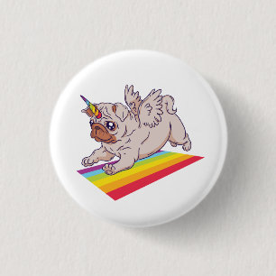 Ein Pugicorn Button