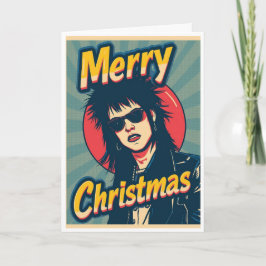 Ein Punk-Weihnachtskarte Karte