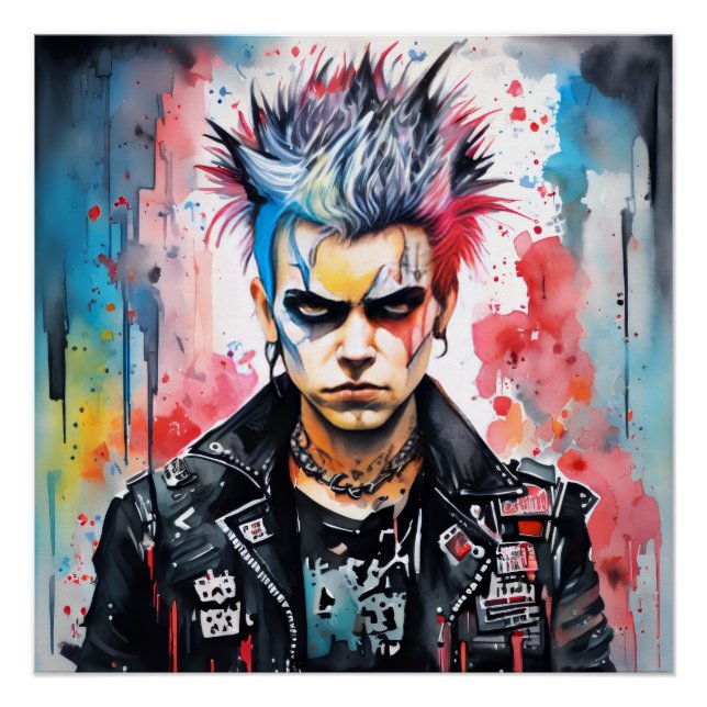 Ein Punkposter Poster (Vorderseite)