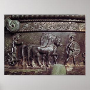 Ein Quadriga und ein Hoplite Poster