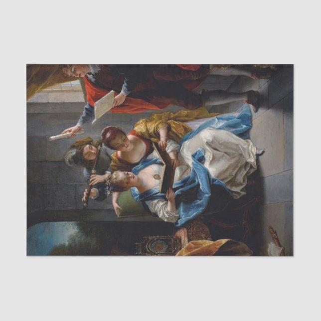 Ein Quartett im Konzert von Jean Raoux Seidenpapier (Vorderseite)