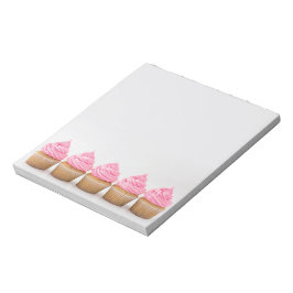 Ein Quintett von Cupcakes Notizblock