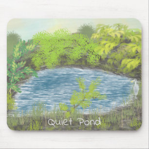 Ein Quite Pond-Mauspad Mousepad