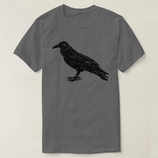 Ein Rabe T-Shirt (Design vorne)