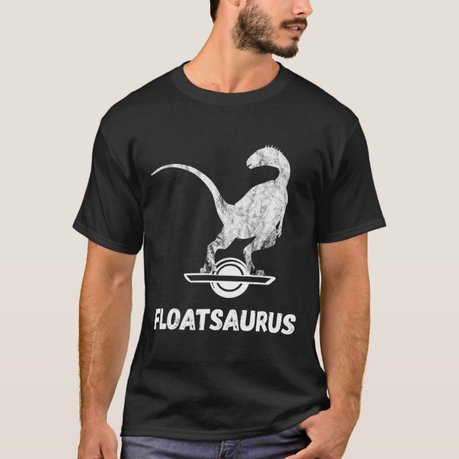 Ein Rad Retro-Elektro-Skateboard Float Brachios T-Shirt (Vorderseite)