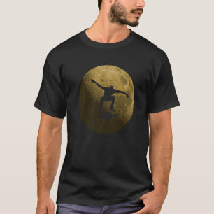 Ein Rad schwebt in der Mond-selbstbalancierenden F T-Shirt