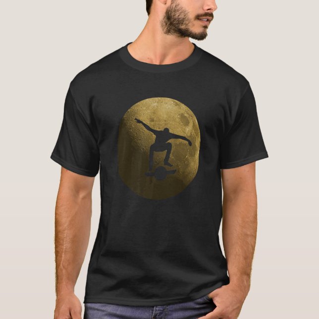 Ein Rad schwebt in der Mond-selbstbalancierenden F T-Shirt (Vorderseite)