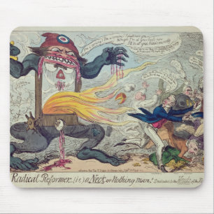 Ein radikaler Reformer, ein Hals oder nichts Mann Mousepad