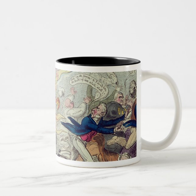 Ein radikaler Reformer, ein Hals oder nichts Mann Zweifarbige Tasse (Rechts)