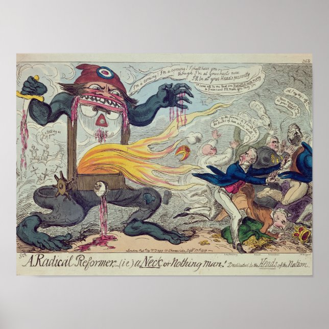 Ein Radikalreformer, ein Nacken oder Nichts Mensch Poster (Vorne)