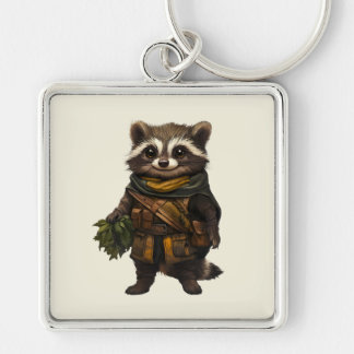 Ein Rasch-Racoon-Schlüsselanhänger Schlüsselanhänger