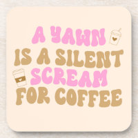 Ein Rasen ist ein leiser Schrei für Kaffee Funny P