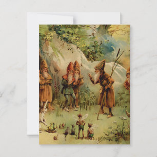 „Ein Rat der Gnome“ von E S Hardy Postkarte