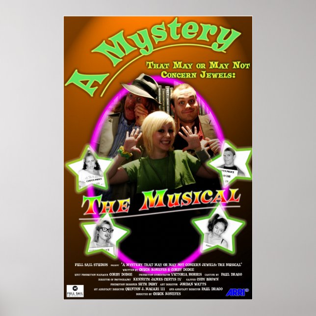 Ein Rätsel, das Juwelen betreffen kann oder nicht Poster (Vorne)