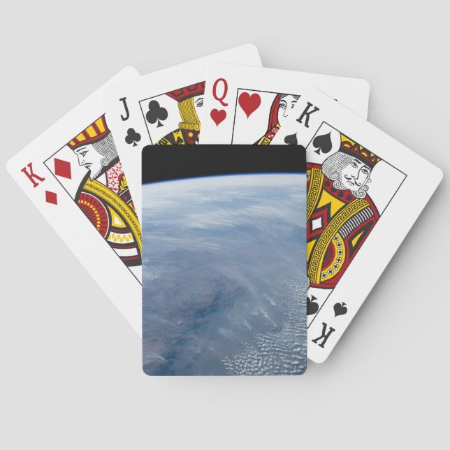 Ein Rauchzug über das tropische Südafrika. Spielkarten (Rückseite)