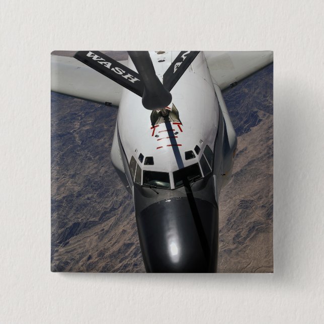 Ein RC-135 Rivet Joint Reconnaissance-Flugzeug Button (Vorderseite)