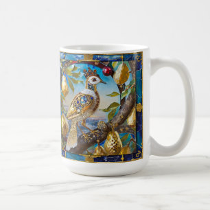 Ein Rebhuhn in einem Birnbaum Kaffeetasse