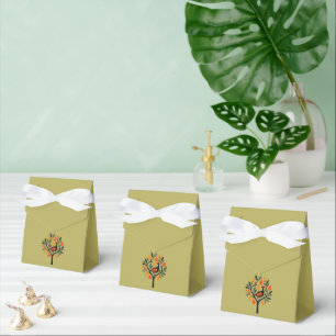 Ein Rebhuhn in einem Birnbaum-Schablone Retro 6 Geschenkschachtel