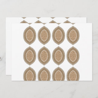 Ein rechteckiger Teppich mit einem komplizierten g Einladung