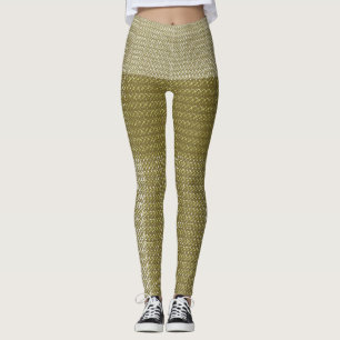 Ein rechteckiger Teppich mit kompliziertem geometr Leggings