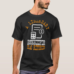 Ein rechtmäßiger Buchhalter hat den Teil der Pensi T-Shirt