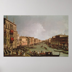 Ein Regatta auf dem Canal Grande, c.1735 Poster