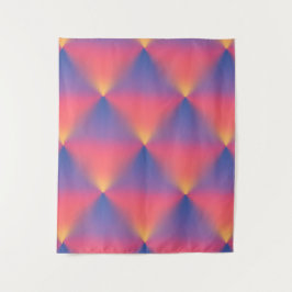 Ein Regenbogen beim Sonnenuntergang Wandteppich