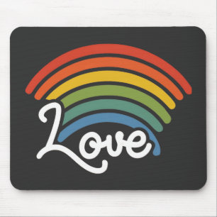 Ein Regenbogen der Liebe Mousepad