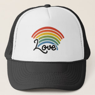 Ein Regenbogen der Liebe Truckerkappe