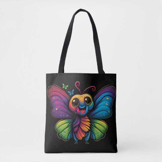 Ein Regenbogenschmetterling (Vorderseite)