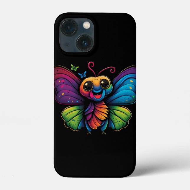 Ein Regenbogenschmetterling Case-Mate iPhone Hülle (Rückseite)