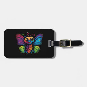 Ein Regenbogenschmetterling Gepäckanhänger