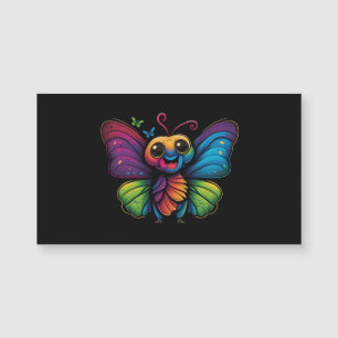Ein Regenbogenschmetterling Magnetkarte