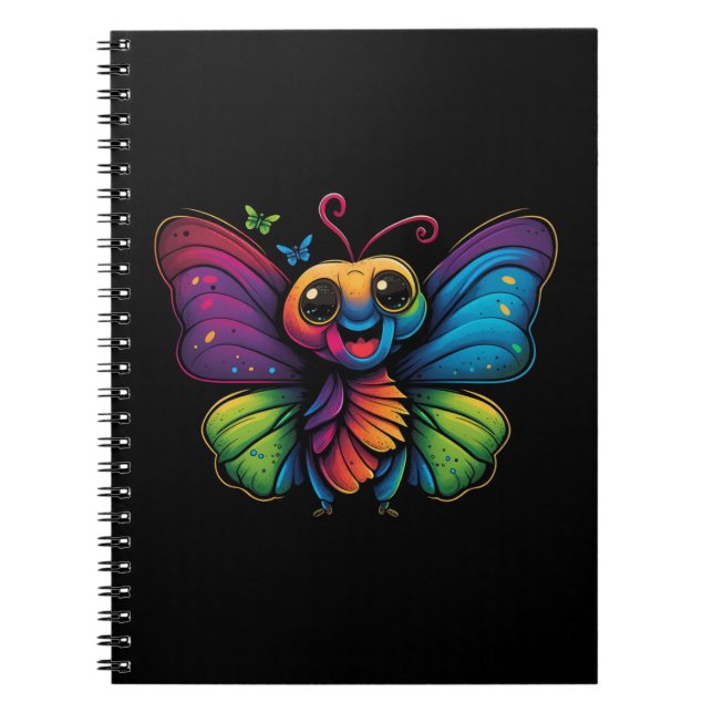 Ein Regenbogenschmetterling Notizblock (Vorderseite)
