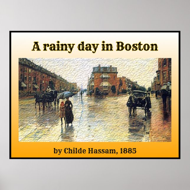Ein Regentag in Boston Poster (Vorne)