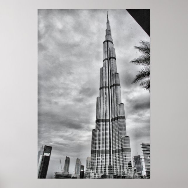 Ein Regentag in Burj Khalifa Poster (Vorne)