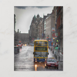 Ein Regentag in Dublin Postkarte