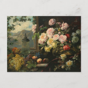 Ein reichhaltiges Bouquet an Blume   Franz Xaver B Postkarte