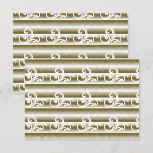 Ein reichlich farbiger Teppich weist ein symmetris Dankeskarte