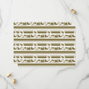 Ein reichlich farbiger Teppich weist ein symmetris Save The Date