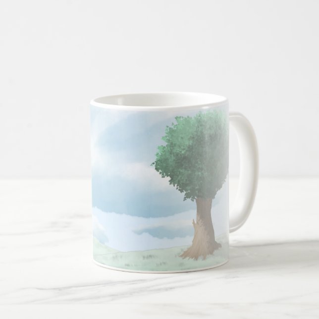 Ein reinigender Sturm Kaffeetasse (VorderseiteRechts)