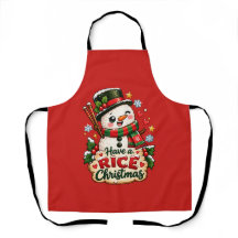 Ein Reis-Weihnachten Kawaii Sushi-Schneemann