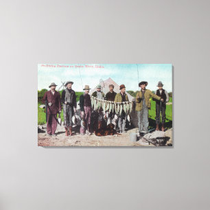 Ein rentabler Zeitvertreib auf dem Snake River Leinwanddruck