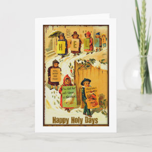 Ein republikanisches Weihnachtsfest Feiertagskarte