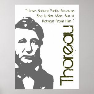 Ein Retreat aus Man Thoreau Poster