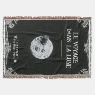 Ein Retro-Filmplakat für A Trip to the Moon auf Fr Decke