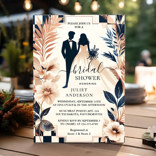 Ein retro Studio Creative Illustriert Brautparty Einladung (Von Creator hochgeladen)