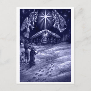 Ein Retter ist Geboren! Postkarte